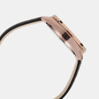 Edifice Men Quartz Black Dial Analog Stainless Steel Watch ED665