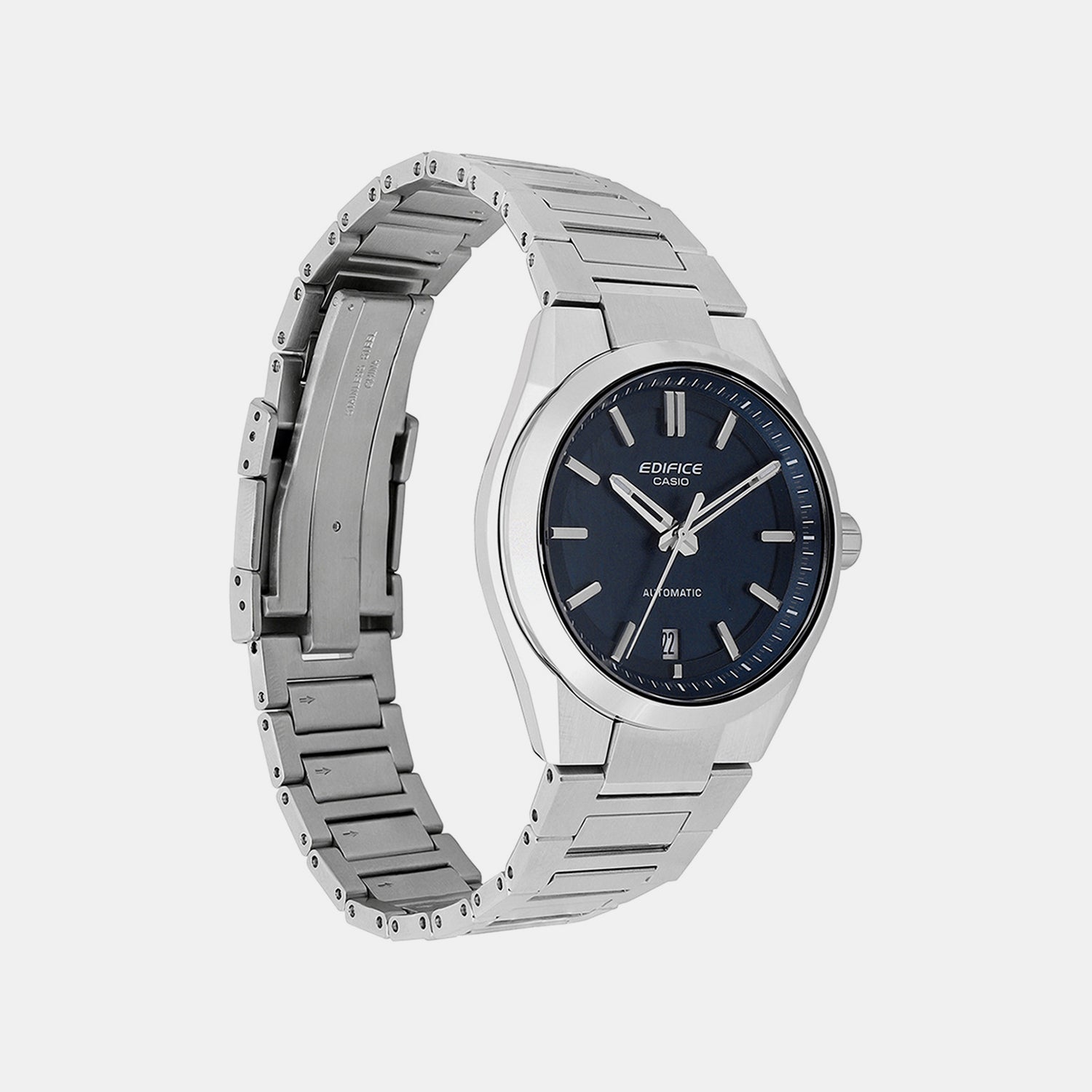 Edifice Men Automatic Blue Dial Analog Stainless Steel Watch ED670 - EFK-100D-2A