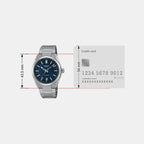 Edifice Men Automatic Blue Dial Analog Stainless Steel Watch ED670