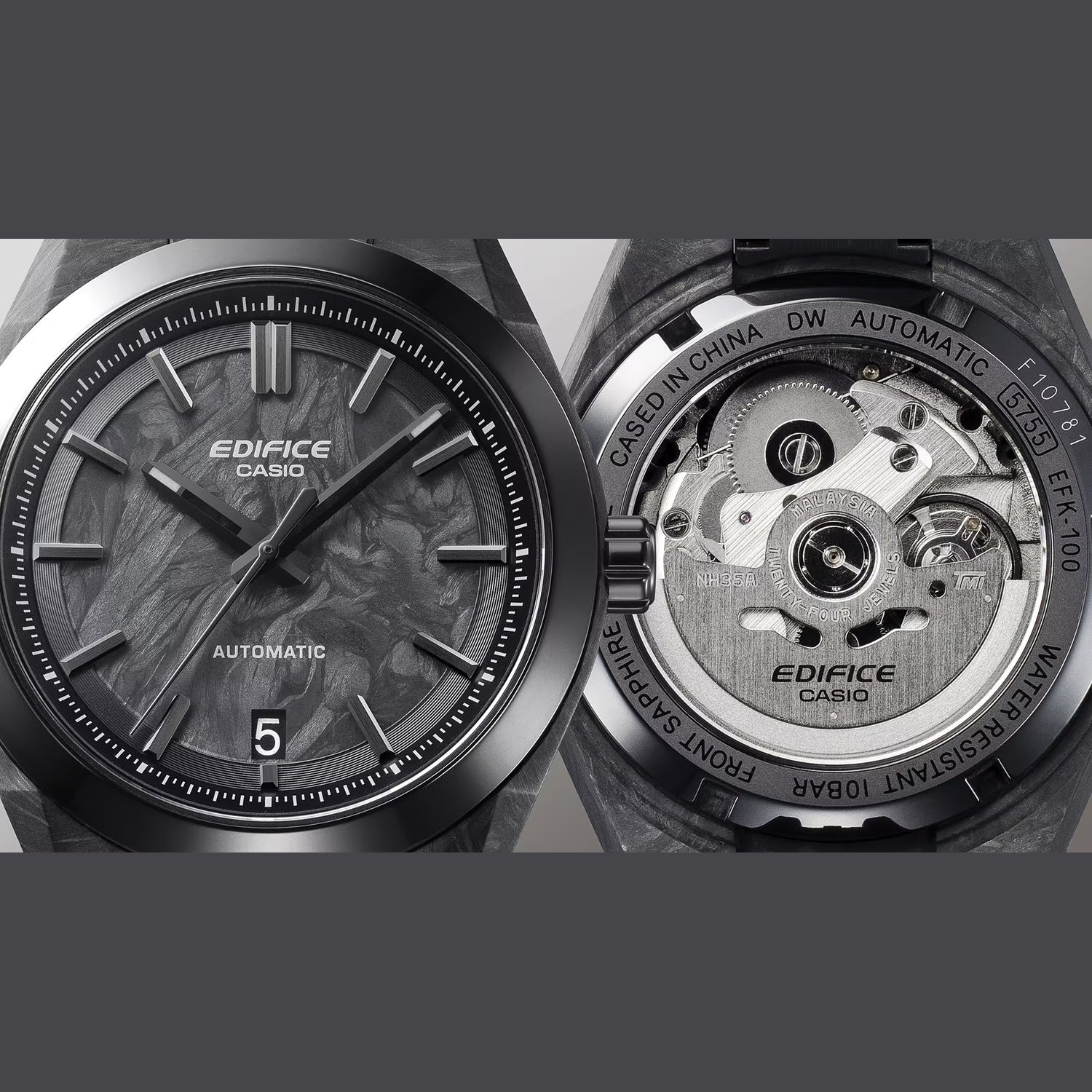 G-Shock Men Automatic Black Dial Analog Stainless Steel Watch ED673