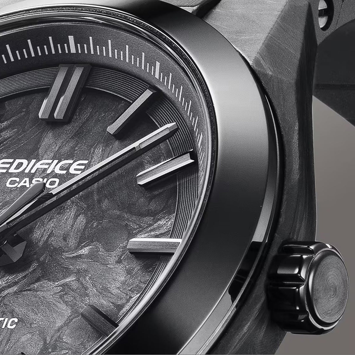 Edifice Men Automatic Black Dial Analog Resin Watch ED673