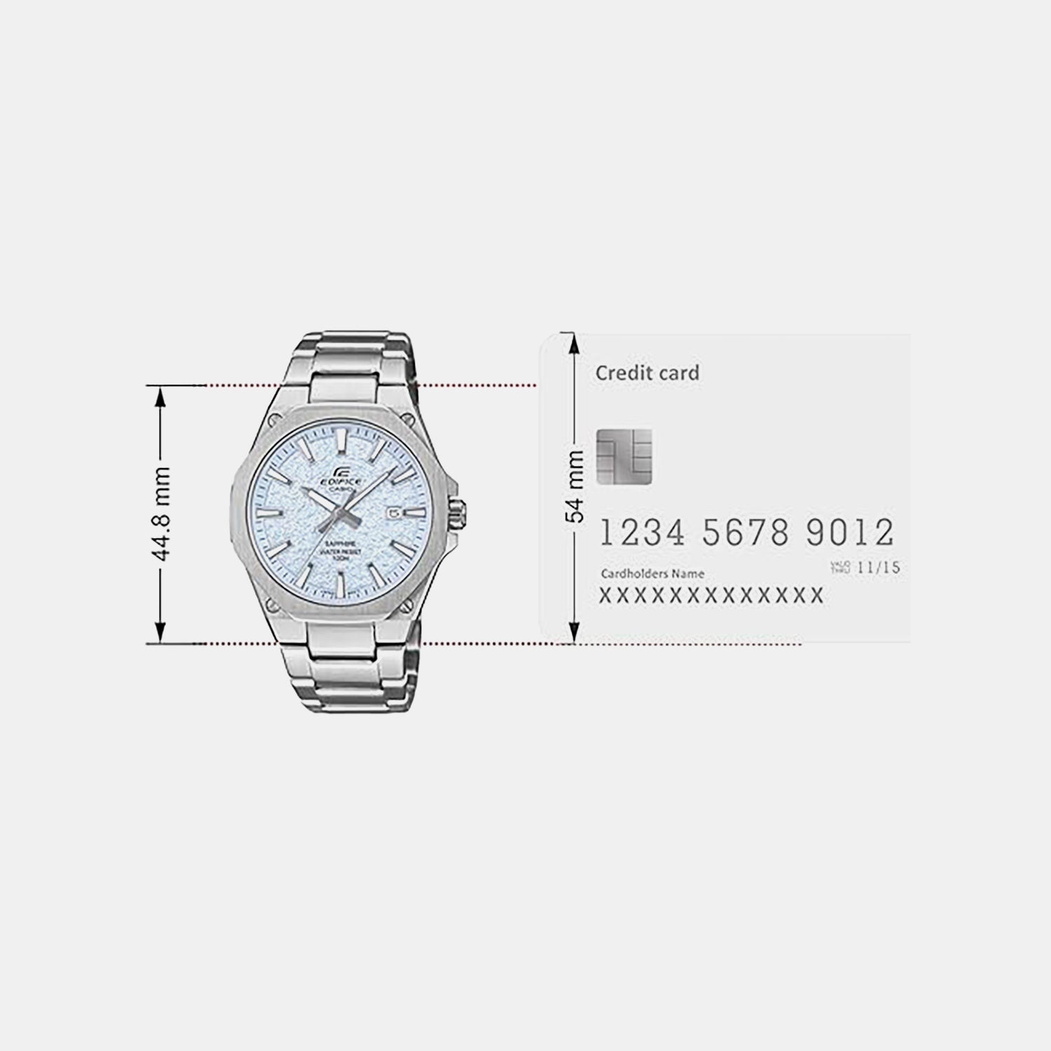 G-Shock Men Quartz Silver Dial Analog Stainless Steel Watch ED677