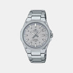 Edifice Men Quartz Grey Dial Analog Stainless Steel Watch ED679