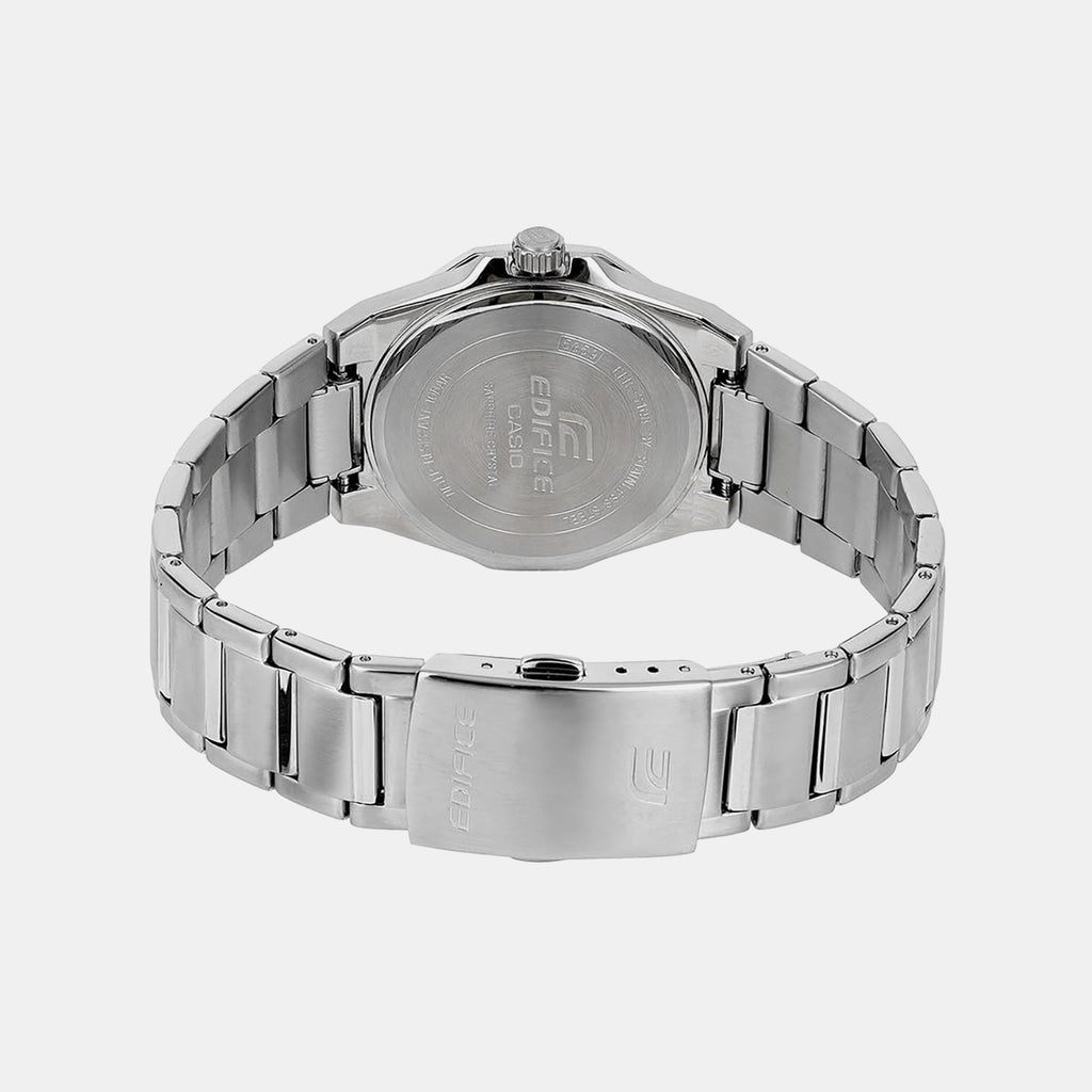 Edifice Men Quartz Grey Dial Analog Stainless Steel Watch ED679