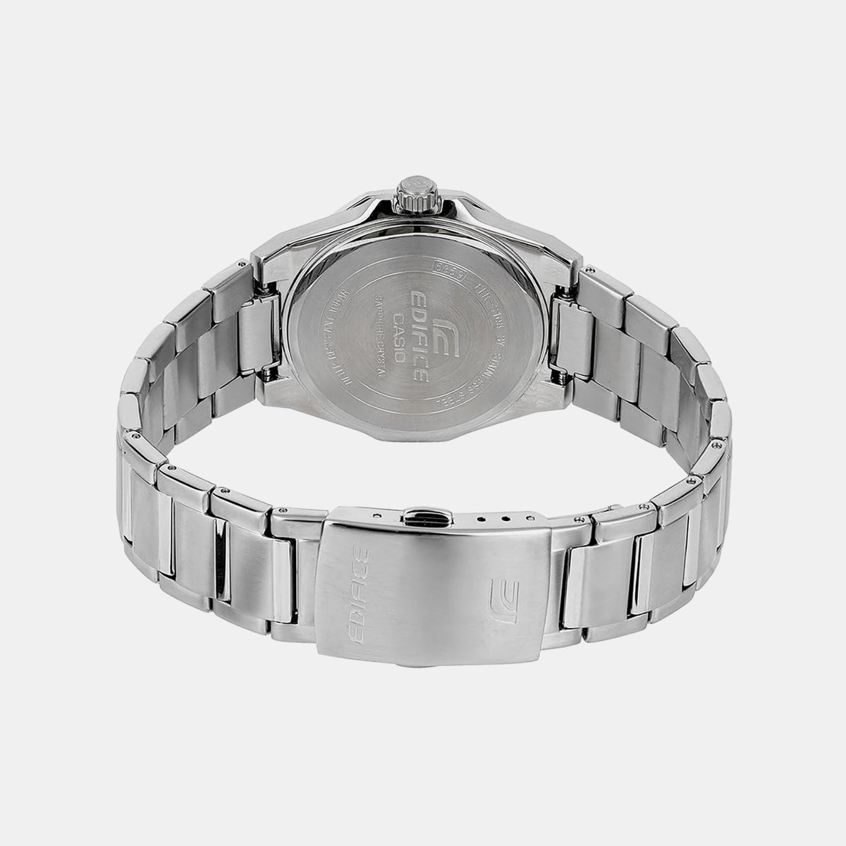 Edifice Men Quartz Grey Dial Analog Stainless Steel Watch ED679