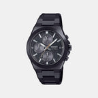 Edifice Men Quartz Black Dial Chronograph Stainless Steel Watch ED682