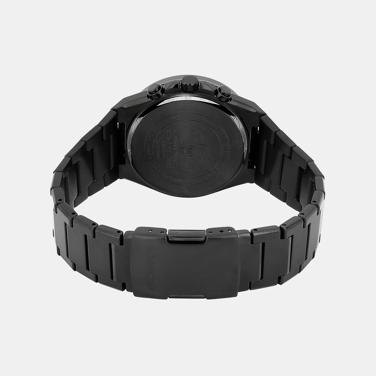 Edifice Men Quartz Black Dial Chronograph Stainless Steel Watch ED682