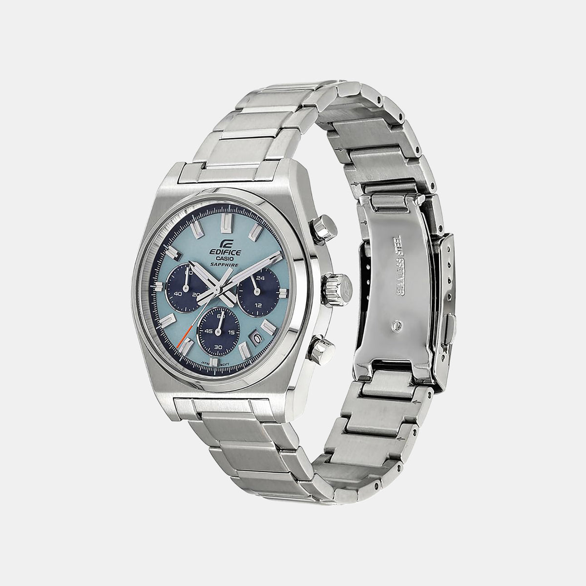 Edifice Men Quartz Blue Dial Chronograph Stainless Steel Watch ED688