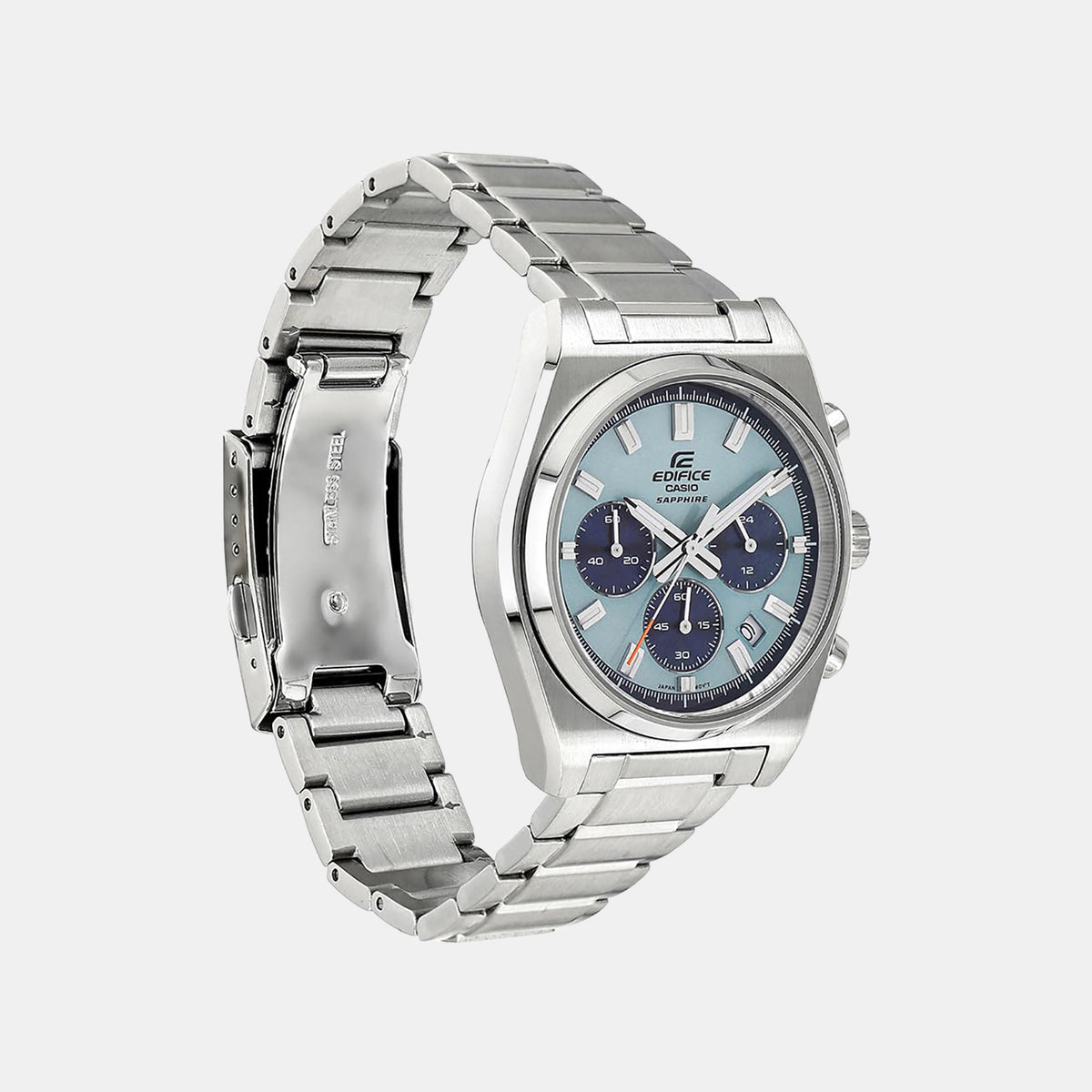 Edifice Men Quartz Blue Dial Chronograph Stainless Steel Watch ED688