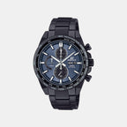 Edifice Men Quartz Blue Dial Analog Stainless Steel Watch ED698