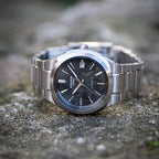 Edifice Men Quartz Black Dial Analog Stainless Steel Watch ED704