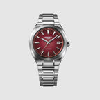 Edifice Men Quartz Red Dial Analog Stainless Steel Watch ED706