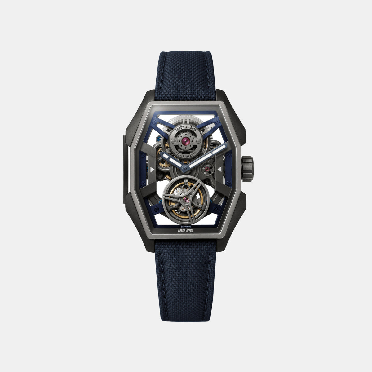 Edge Men Automatic Grey Dial Analog Leather Watch EDGE - GM