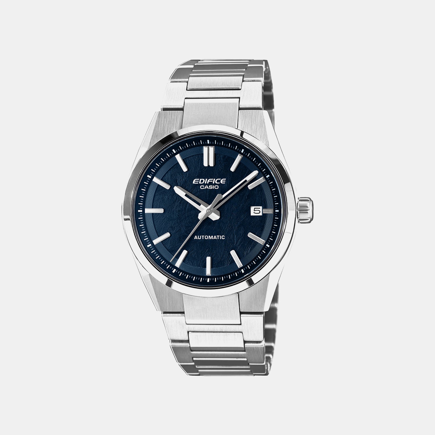 Edifice Men Quartz Blue Dial Analog Stainless Steel Watch ED702