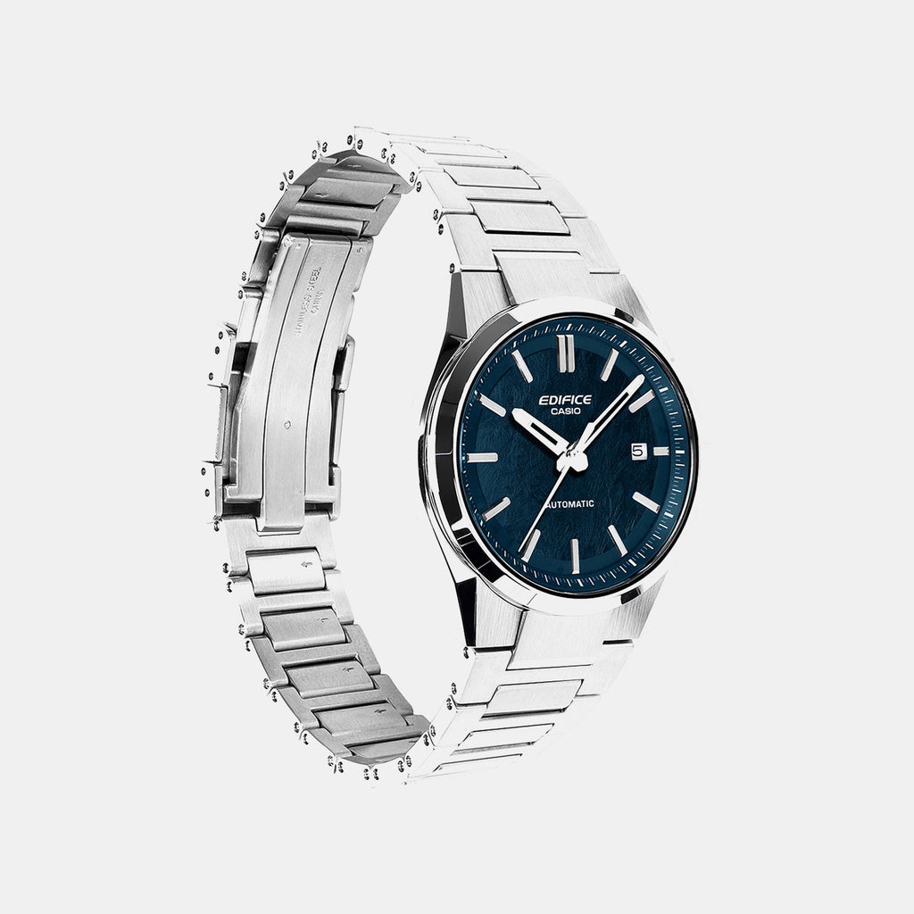 Edifice Men Quartz Blue Dial Analog Stainless Steel Watch ED702