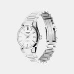 Edifice Men Quartz White Dial Analog Stainless Steel Watch ED703