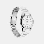 Edifice Men Quartz White Dial Analog Stainless Steel Watch ED703
