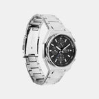 Edifice Men Solar Black Dial Chronograph Stainless Steel Watch ED717