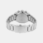 Edifice Men Solar Black Dial Chronograph Stainless Steel Watch ED717