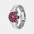 Edifice Men Quartz Red Dial Analog Stainless Steel Watch ED716