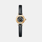 Eco-Drive Women Black Dial Analog Leather Watch EG7082-15E