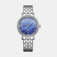 Women Analog Mother of Peral Dial Stainless Steel Watch EL3100-55N