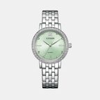 Citizen Round Light Green Analog watch