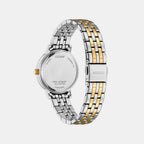 Classic Women Quartz Blue Dial Analog Stainless Steel Watch EL3106-59L