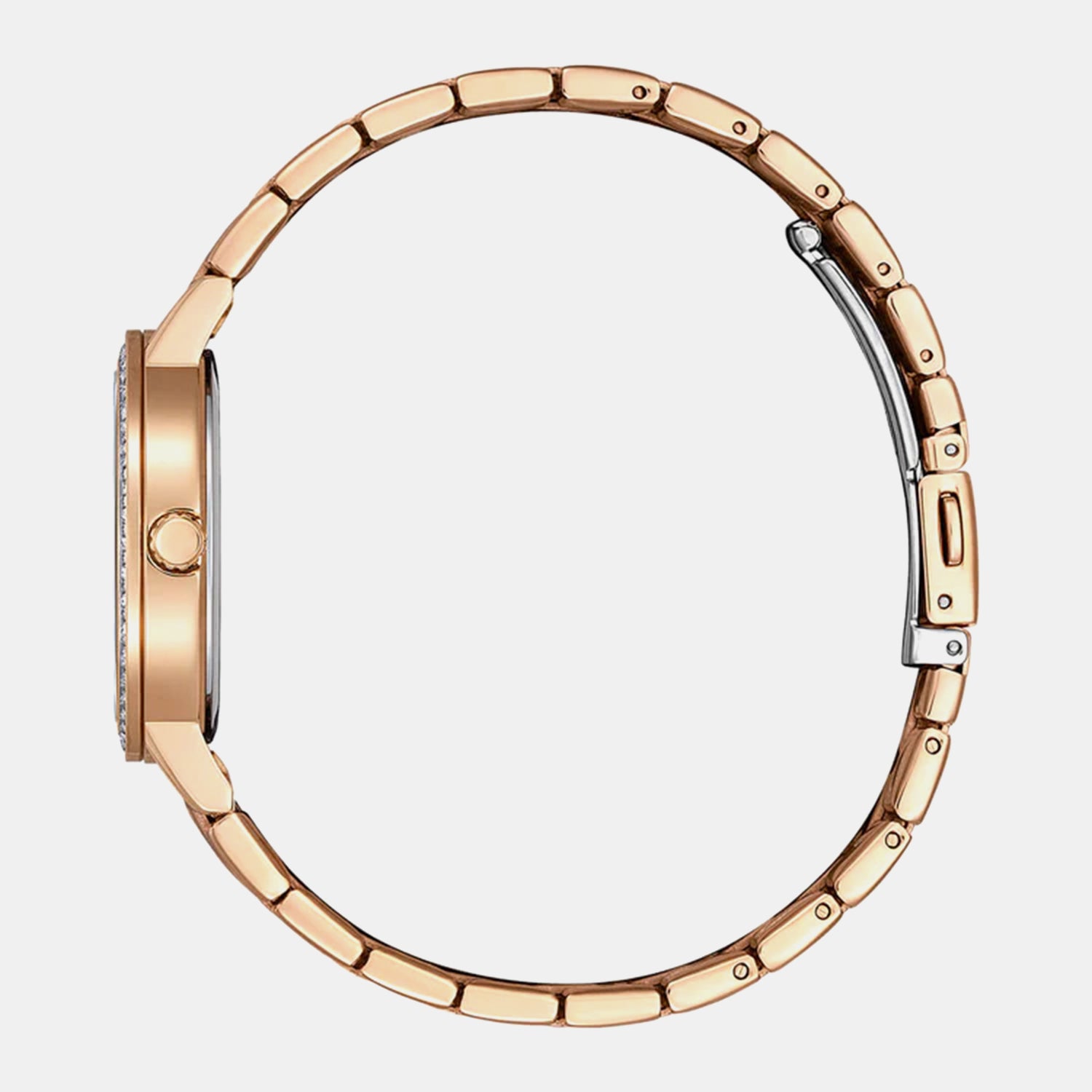 Women Quartz Mother Of Pearl Dial Analog Steel Watch EL3108-53D