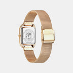 Eco-Drive Women Quartz Champagne Dial Analog Stainless Steel EM0493-85P