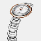 Eco-Drive Women Quartz White Dial Analog Stainless Steel EM0668-83A
