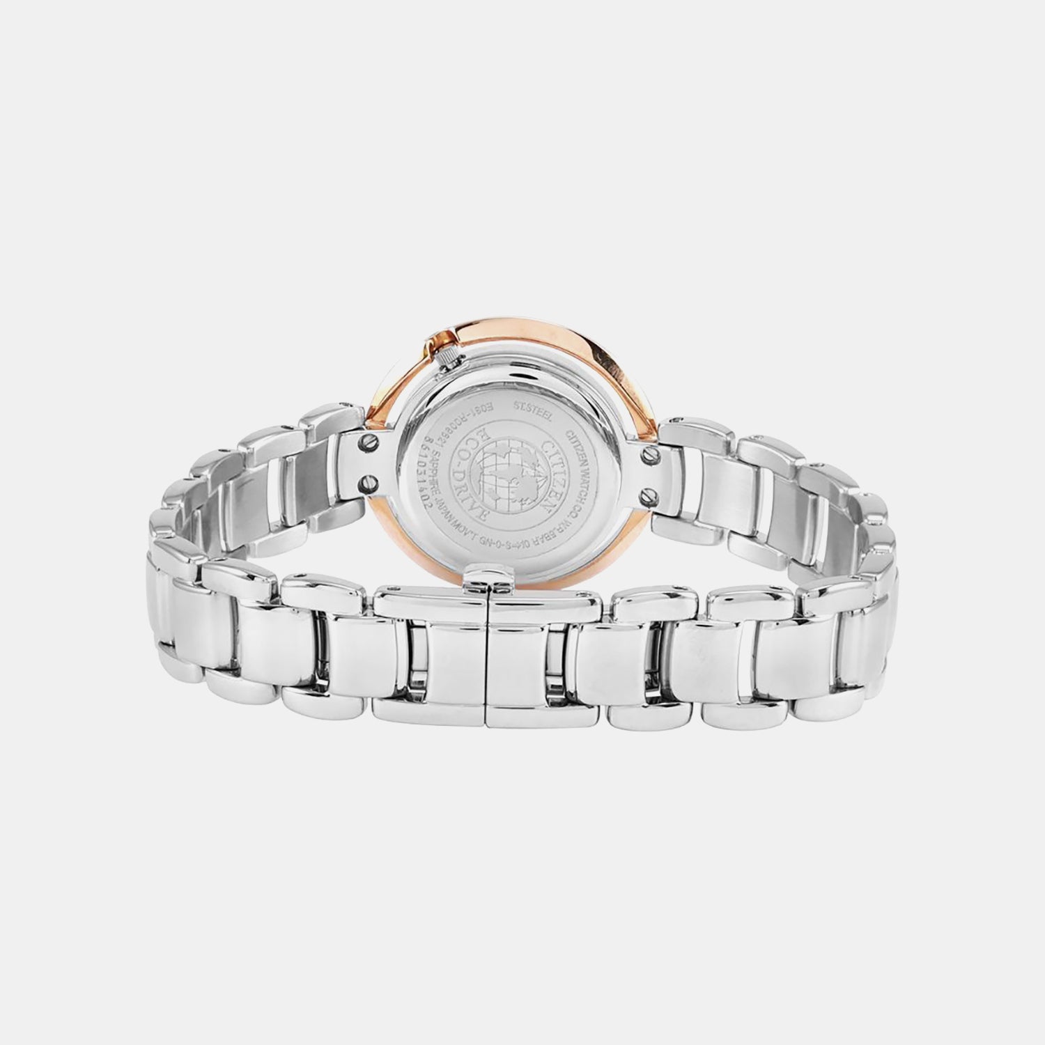Eco-Drive Women Quartz White Dial Analog Stainless Steel EM0668-83A