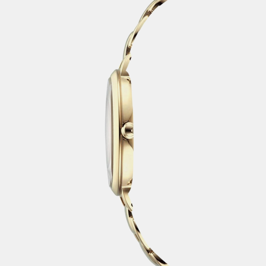 Eco-Drive Women Quartz Mother Of Pearl Dial Analog Stainless Steel EM0673-83D