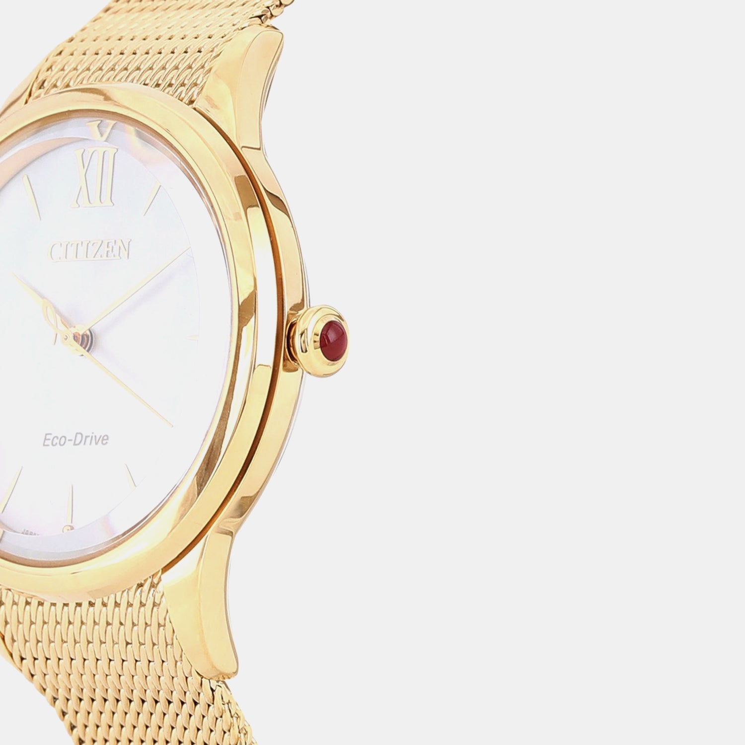 Citizen L Women Quartz White Dial Analog Mesh Watch EM0812-89D