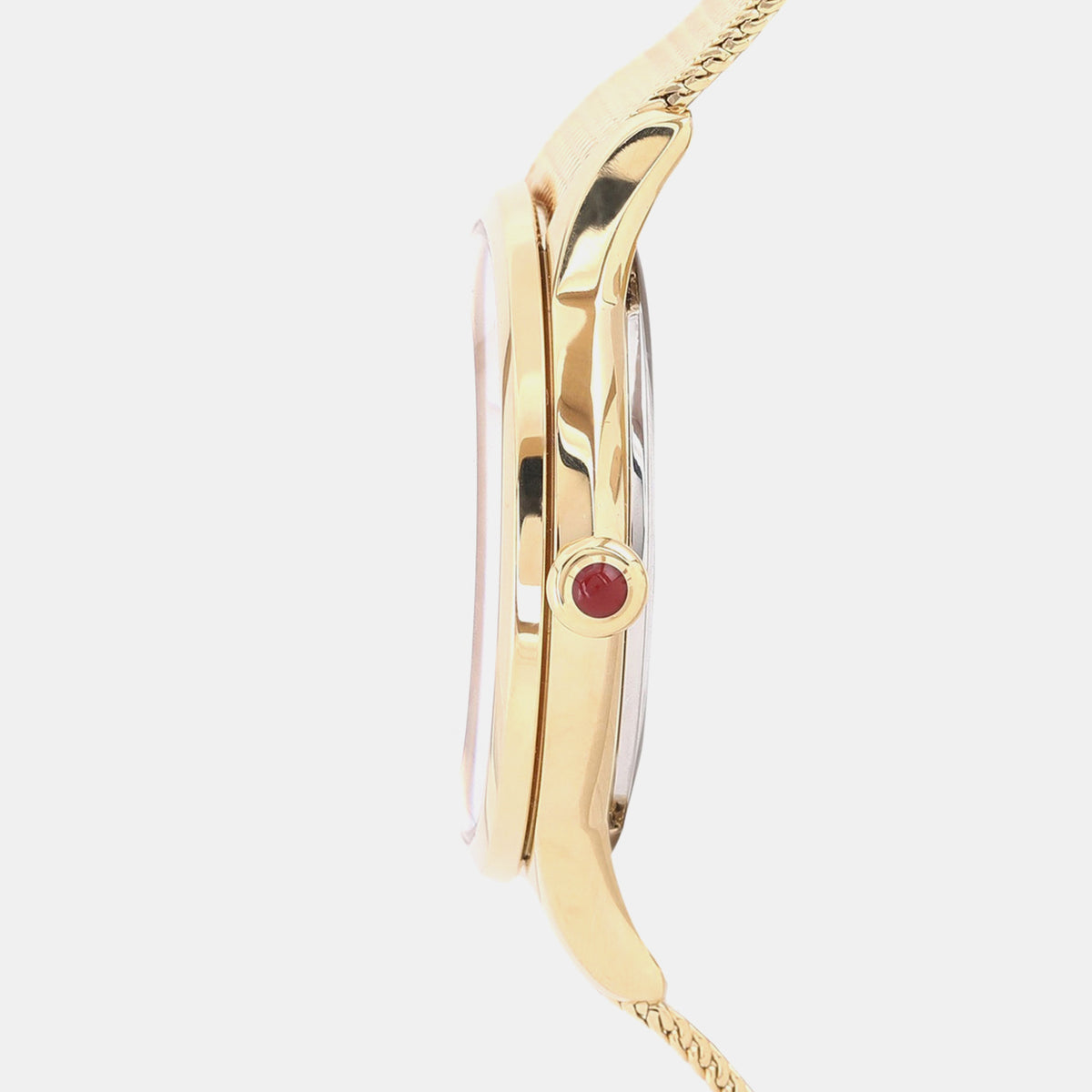Women Quartz Mother Of Pearl Dial Analog Stainless Steel Watch EM0812-89D