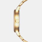 Women Quartz Eco-Drive Mother Of Pearl Dial Analog Stainless Steel Watch EM0893-87Y