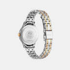 Women Quartz Eco-Drive Multicolour Dial Analog Stainless Steel Watch EM0896-89Y