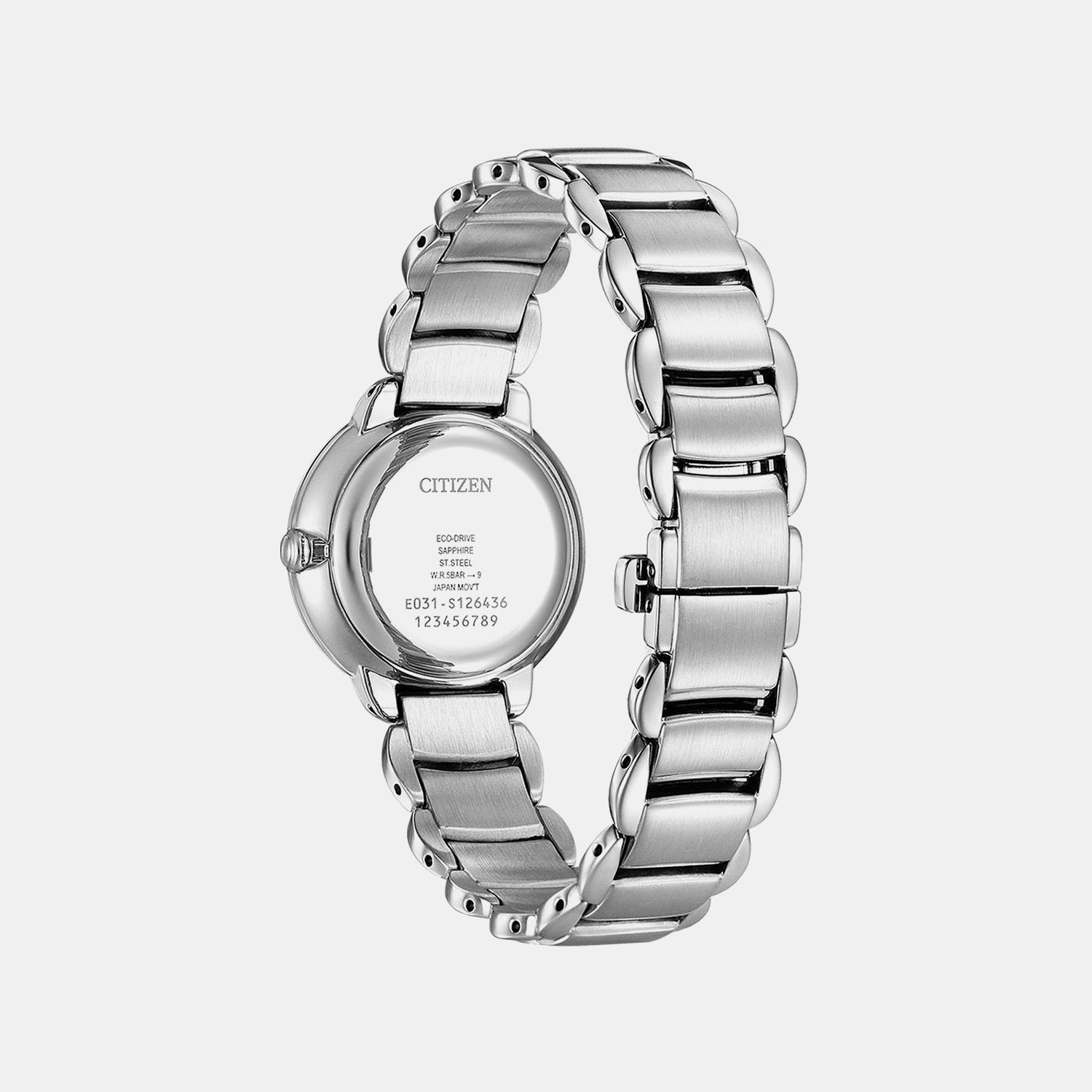 Citizen L Women Quartz Blue Dial Analog Stainless Steel Watch EM0920-86L