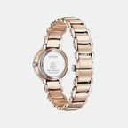 Eco-Drive Women Quartz Champagne Dial Analog Stainless Steel EM0922-81X