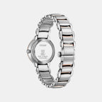 Eco-Drive Women Quartz Pink Dial Analog Stainless Steel EM0924-85Y