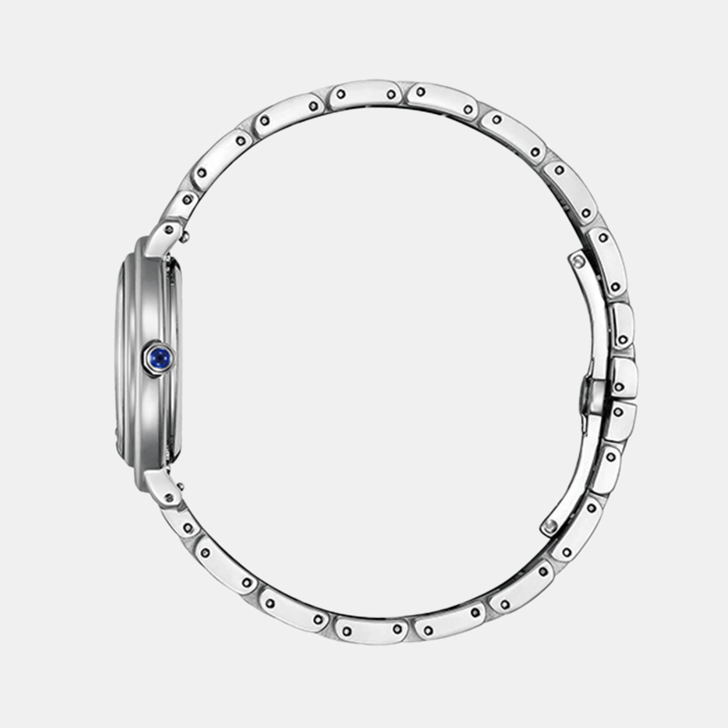 Women Eco-Drive Maroon Dial Analog Stainless Steel Watch EM1090-78X