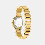 L Arcly Women Quartz Mother Of Pearl Dial Analog Stainless Steel Watch EM1092-64D