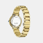 L Arcly Aqua Women Quartz Blue Dial Analog Stainless Steel Watch EM1099-57L