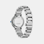 Citizen L Women Quartz Eco-Drive Mother Of Pearl Dial Analog Stainless Steel Watch EM1100-84D