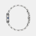 L May Bells Mini Women Eco-Drive Green Dial Analog Stainless Steel Watch EM1130-83X