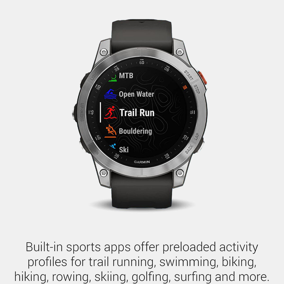 Garmin epix Pro (Gen 2) Sapphire, High Performance Smartwatch, 51mm, Black