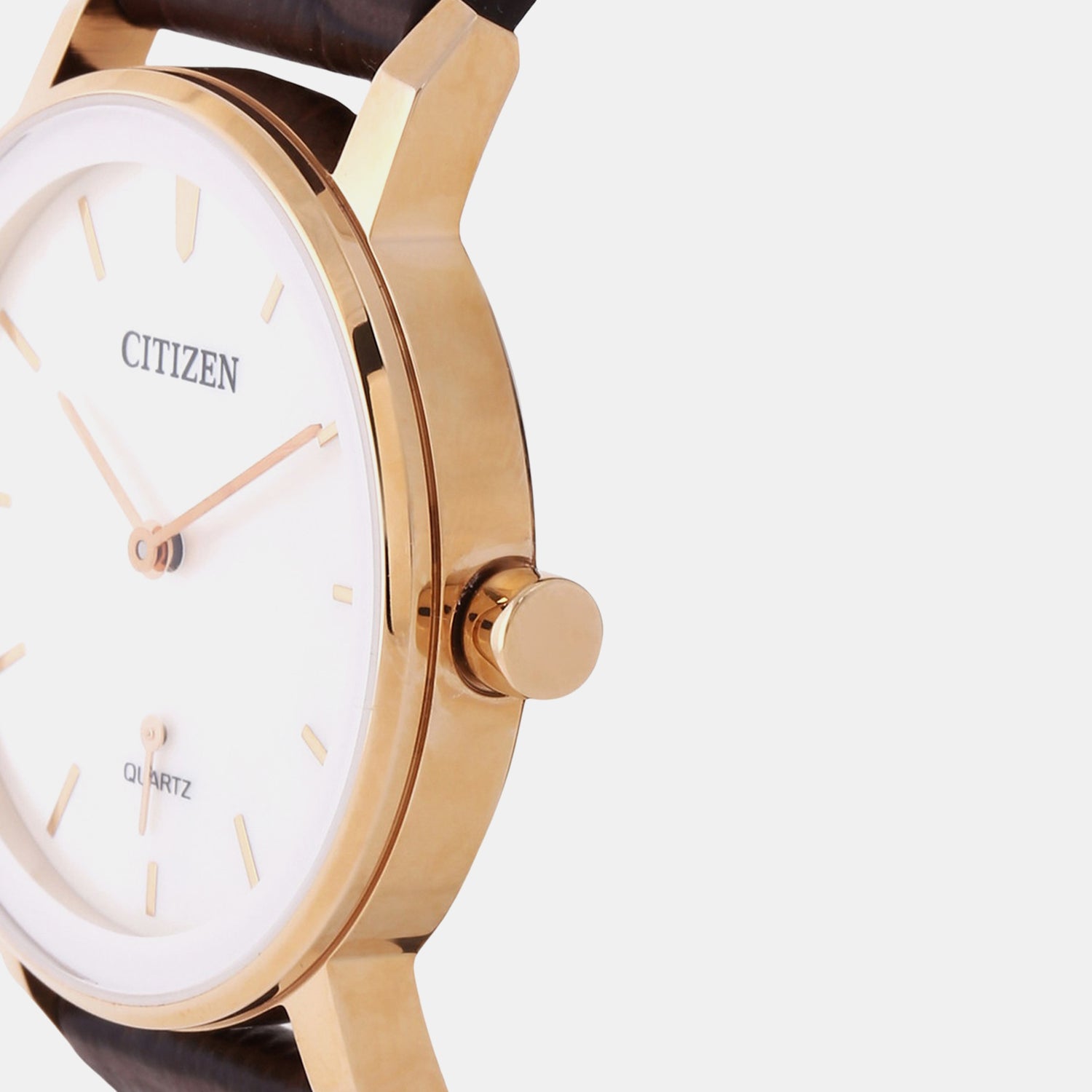 Citizen X Women Quartz White Dial Analog Leather Watch EQ9063-04D
