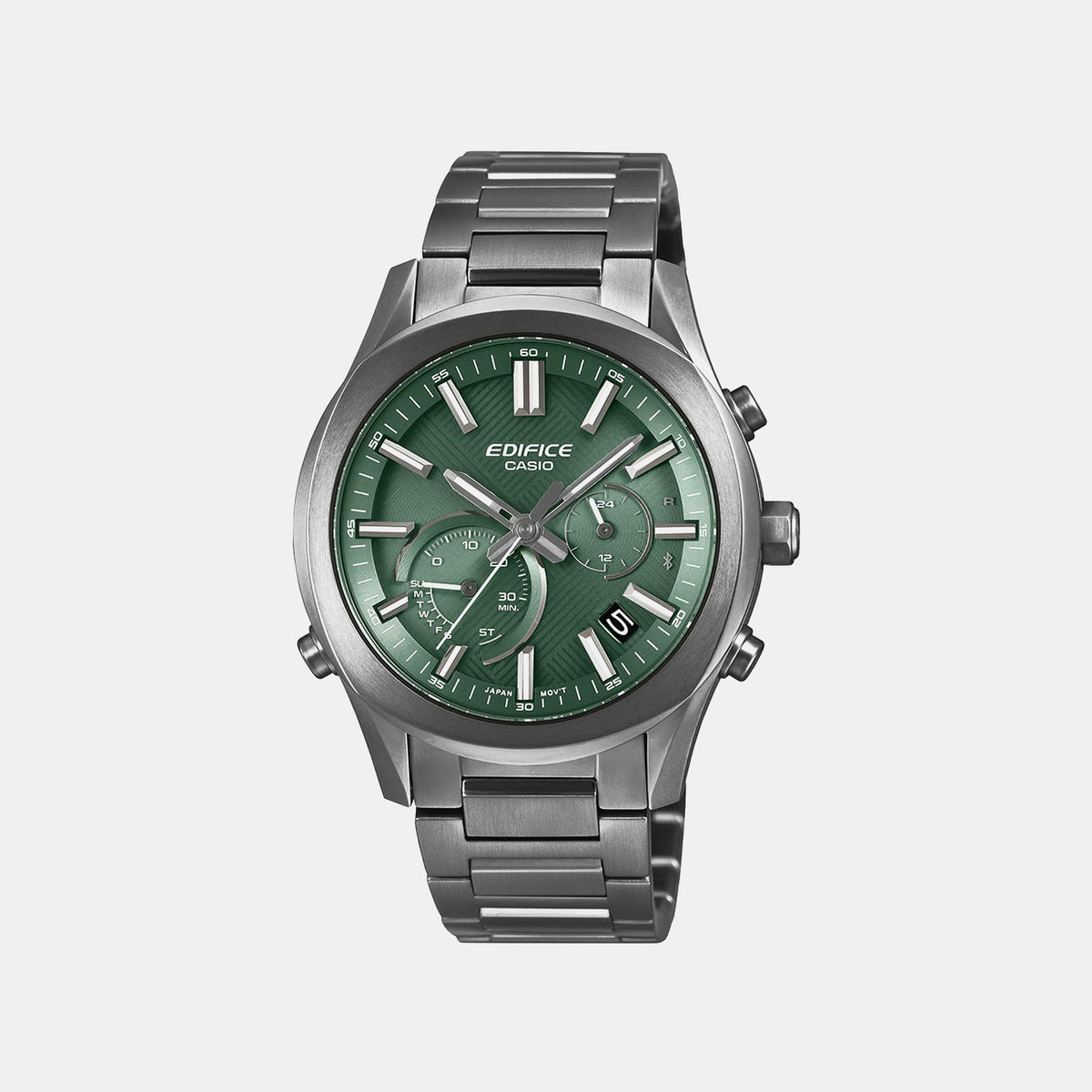 Edifice Men Quartz Green Dial Chronograph Stainless Steel Watch ED711