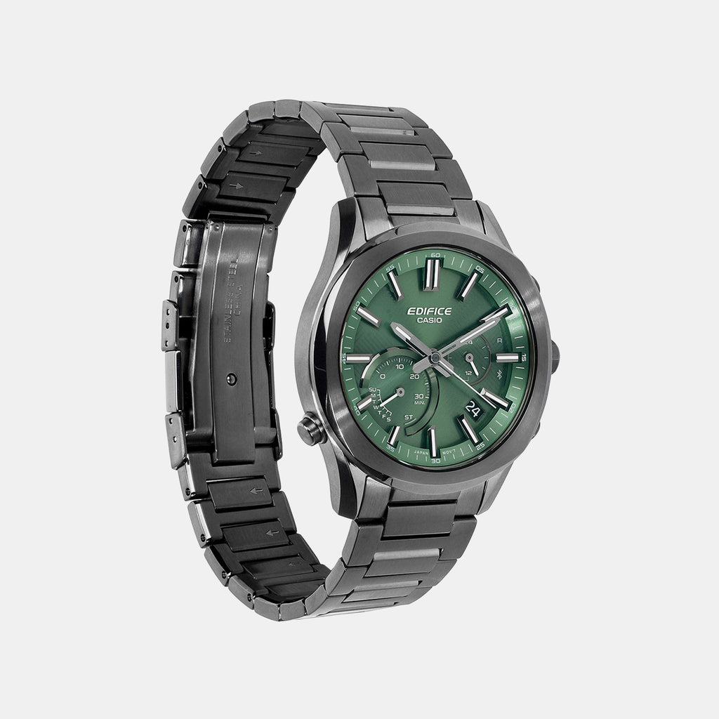 Edifice Men Quartz Green Dial Chronograph Stainless Steel Watch ED711