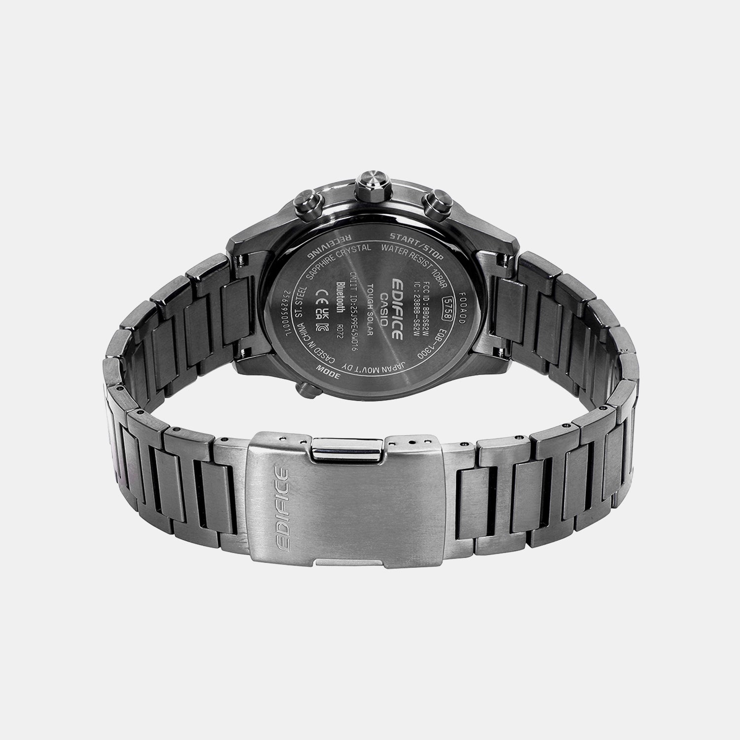 Edifice Men Quartz Green Dial Chronograph Stainless Steel Watch ED711
